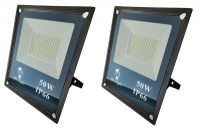 Dr Light 2 FLG 50W Slim SMD LED Flood Lights Value Pack Photo
