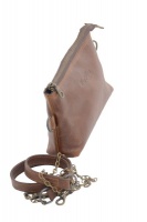 King Kong Leather Clutch Sling Bag - Brown Photo