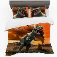 Print with Passion Dinosaur Extinction Duvet Cover Set Photo