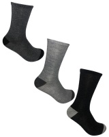 Undeez Grey and Black Trouser Sock 12 Pack Photo