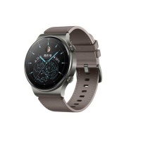 Huawei GT 2 Pro Smart Watch - Grey Leather Strap Photo