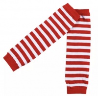 Red Stripe Leg Warmers Photo