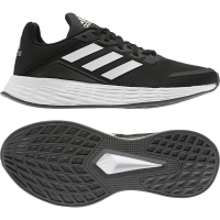 adidas Kids Duramo SL Road Running Shoes - Black/White Photo