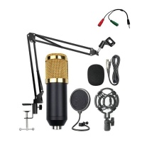 Professional Condenser Microphone Studio Kit With Sound Card Photo