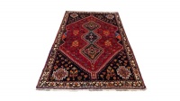 Very Fine Persian Qashqai Carpet 172cm x 118cm Hand Knotted Photo