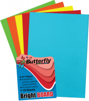 Butterfly Mixed A4 Bright Board - Pack Of 10 Photo
