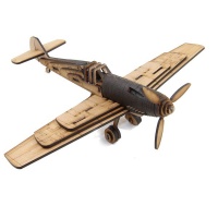 Wow We 3D Wooden Model Aeroplane Messerschmitt BF109 Photo