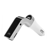 G7 Bluetooth Car Charger G7 with MP3 - White and Silver Photo
