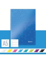 Leitz : A5 Ruled WOW Note Pad Hard Cover - Blue Photo