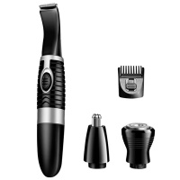Multifunction 3" 1 Sideburns & Nose Hair Trimmer For Lady - Black Photo