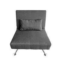 Relax Furniture - Mason Single Sleeper Couch - Grey Photo