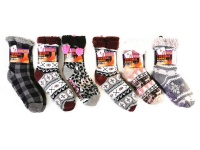 Thermal Socks 6 Pairs Of Original - Winter Socks - Assorted Design & Colour Photo