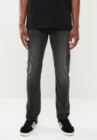 Men's Cotton On Tapered Leg Jeans - Worker Black Photo