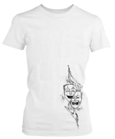 PepperSt Ladies White T-Shirt - Both Photo