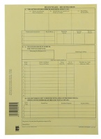 HORTORS - DEED LODGEMENT COVER & HIGH COURT FORMS BC File - Registration Cover for Cancellation - Yellow 100 Pack Photo