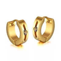 Gold Plated Huggie Earrings Photo