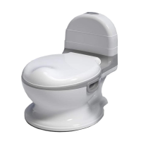 Baby Potty Training Toilet Bowl Seat - White/Grey Photo