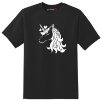 Just Kidding Kids "Pretty Unicorn" Short Sleeve T-Shirt - Black Photo