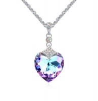 Hearted Shaped Necklace with crystals from Swarovski Photo