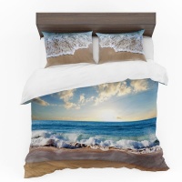 Print with Passion Seaside Beach Duvet Cover Set Photo