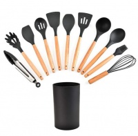 Non stick silicone utensil kitchen set Photo