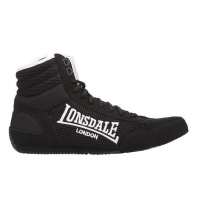 Lonsdale Mens Contender Boots - Black/White Photo