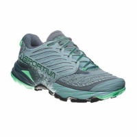La Sportiva Akasha Trail Running Womens Shoes - Blue Green Photo