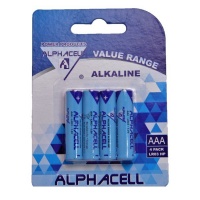 Alphacell 3 Pack of Value Battery Size AAA 4-Pieces Total 12 Batteries Photo