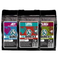 The Baristas The Barista's Specialty Whole Beans Combo Pack Love Joy and Peace Photo