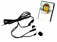 Cutsie Cartoon in-Ear Wired Earphones - Black Photo