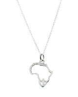 Pretty Silver Hope for South Africa Pendant & Chain Photo