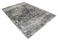 Decorpeople Modern Polyester Rug in Grey Photo