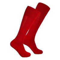 Premier Sportswear 100% Nylon Soccer Socks Plain Red - Pack of 14 Pairs Photo
