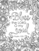 Christian Art Gifts Coloring Cards Psalms in Color Photo