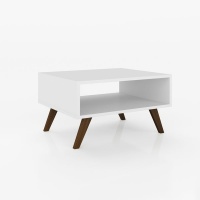 Click Furniture Retro Coffee Table White Photo