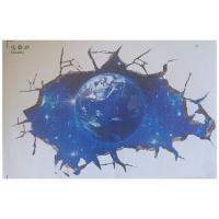 4aKid Small 3D Wall or Floor Stickers - Earth Photo