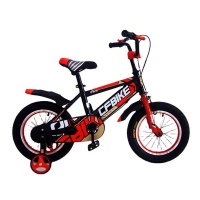 16" JG Kids Mountain Bike with Training Wheels – Red Photo