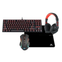 Redragon 4in1 RGB Gaming Bundle Keyboard Mouse Headset & MousePad Photo