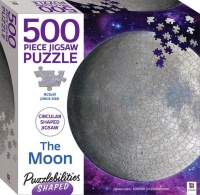 Puzzles Puzzlebilities:Shaped 500 Piece Moon Photo