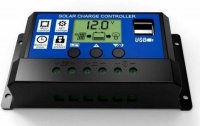 30A Solar Charge controller | LCD display with dual USB Ports | 12v/24v PWM Photo