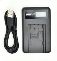 Panasonic Seivi LCD USB Charger for VW-VBT380 VW-VBT190 Battery Photo