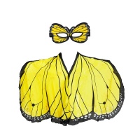 Dreamy Dress Up Dreamy Poncho & Mask - Yellow Butterfly Photo