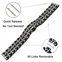 AfriNique Stainless Steel Band / Watch Strap 20mm for Samsung / Huawei / Garmin / LG Photo