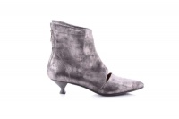 Women's Metallic Leather Ankle Boot Photo