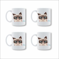 Printoria Angry Cat Mug Set Photo