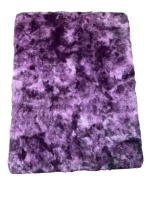 Shaggy Carpet Purple Rainbow 150cm x 200cm Photo
