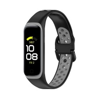 We Love Gadgets Sports Watch Strap Band For Gear Fit2 / Fit2 Pro Black Grey Photo