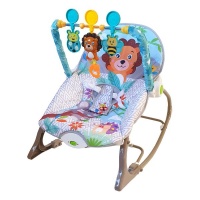 MamaKids Infant-to-Toddler Rocker & Bouncer - Little Lion Photo