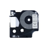 PUTY Compatible Dymo TT2-DD45013 Black on White 12mm Label Tape Photo