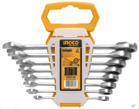 Ingco - 8 piecess Ratchet Spanner Set - HKSPAR1082 Photo